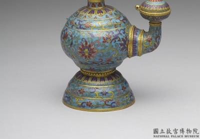 图片[3]-Cloisonne Bumpa vase, produced by imperial workshop, Qianlong reign (1736-1795), Qing dynasty-China Archive